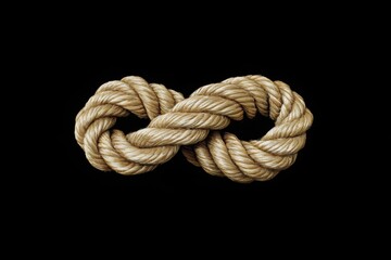 Obraz premium Intertwined Rope Forming Infinity Symbol