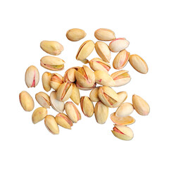 Pile of Pistachio Nuts - Crunchy and Healthy Snack Isolated on Transparent Background