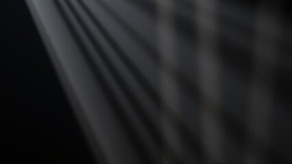 Abstract Light Rays and Shadows on Dark Background