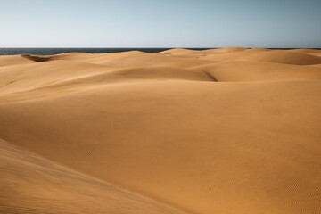 Desert overlooking the sea