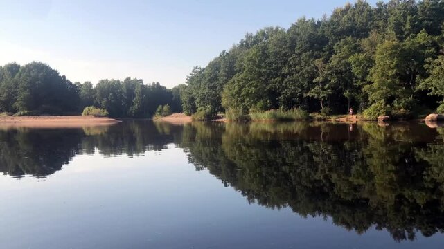 wonderful summer landscape, view of the river