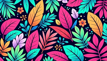 Fototapeta premium Pastel-toned leaf and shape background for eco-friendly designs, vaporwave aesthetic for digital art and marketing materials