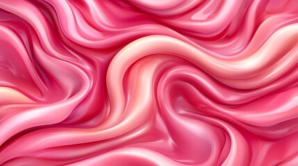 Fototapeta premium Abstract Pink Swirling Liquid Texture Design