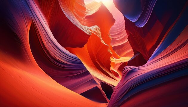 Stunning Antelope Canyon Sunlight Beam in Arizona A Journey through Majestic Red Rock Formations and Swirling Sandstone Walls