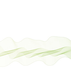 Abstract background with vector green wave. Eps 10