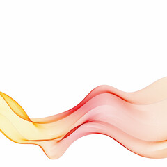 Red wave. Abstract background. Vector illustration. Eps 10