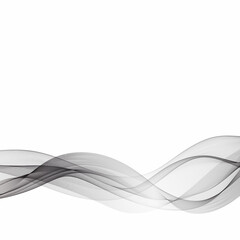 Gray wave. abstract vector graphics. Eps10