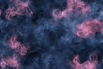 Obraz premium Ethereal Smoke Patterns in Dark and Pink Hues for Backgrounds