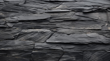 black slate wall textured close-up photograph high definition sharp detail natural stone surface