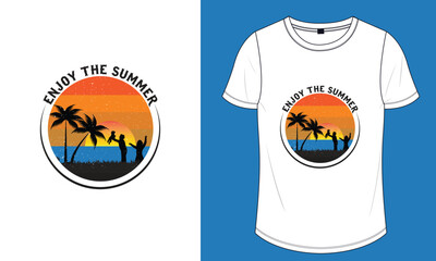 summer t-shirt design