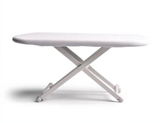 a tabletop ironing board isolated on a white background.