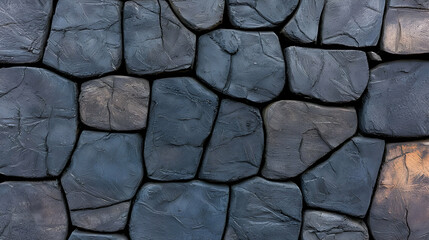 Fototapeta premium Dark stone wall texture background; design element