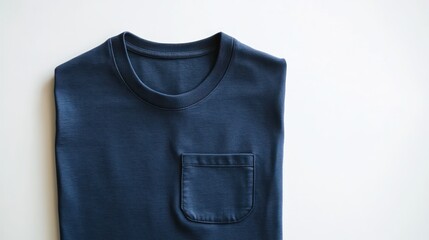 Navy Blue Pocket T-Shirt: Simple Elegance in Fashion