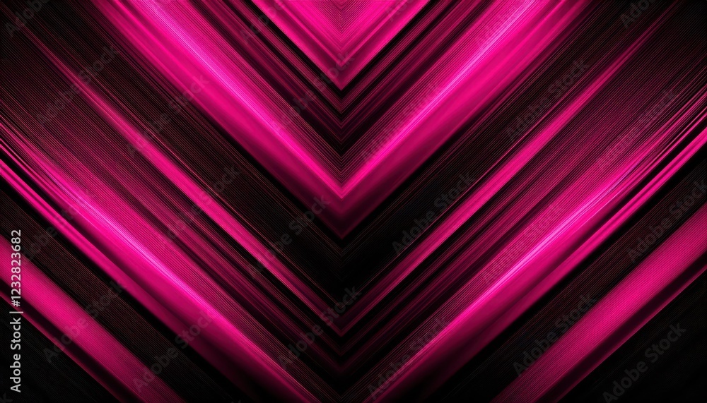 Poster striking abstract gradient surface in pink and black with a dark to light transition, embracing a so