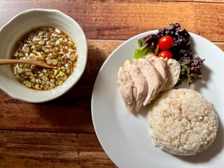 家庭で作ったカオマンガイ1