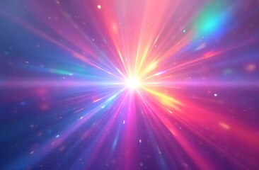 Obraz premium Abstract multicolored halographic background with many highlights and reflections