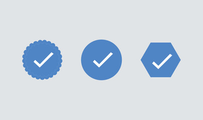 Verified icon set design