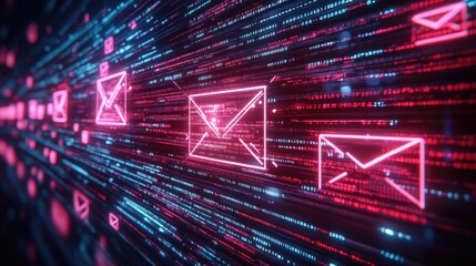 Digital Email Flow Through Data Streams