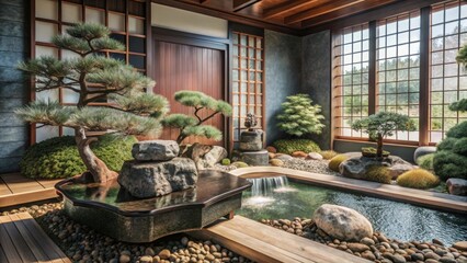 Creating tranquil spaces japanese zen indoor gardens home interior design relaxation aesthetics serenity