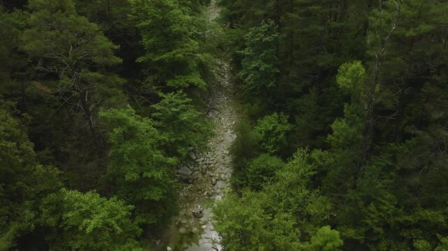 Gorges du Verdon, le Riolan, France, vue de drone