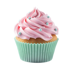 Ultra-realistic cupcake with pastel frosting Background Design in Ultra-Realistic Style