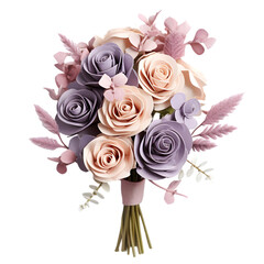 Ultra-realistic mini flower bouquet wrapped Background Design in Ultra-Realistic Style