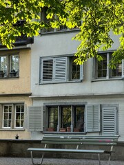 old house with windows