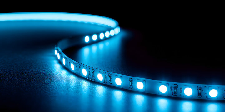 Tira de luces LED RGB 5050 para decoraci&oacute;n del hogar, luz de alto l&uacute;menes de salida