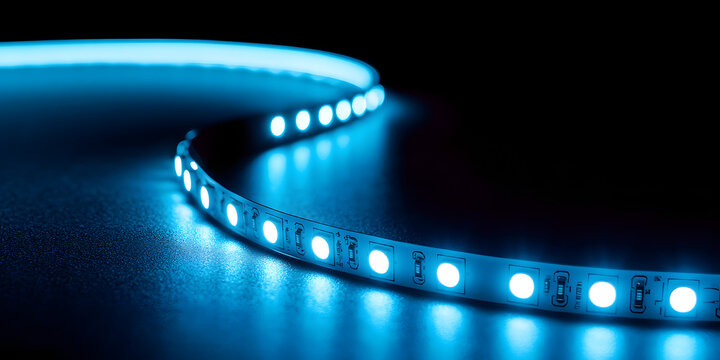 Tira de luces LED RGB 5050 para decoraci&oacute;n del hogar, luz de alto l&uacute;menes de salida