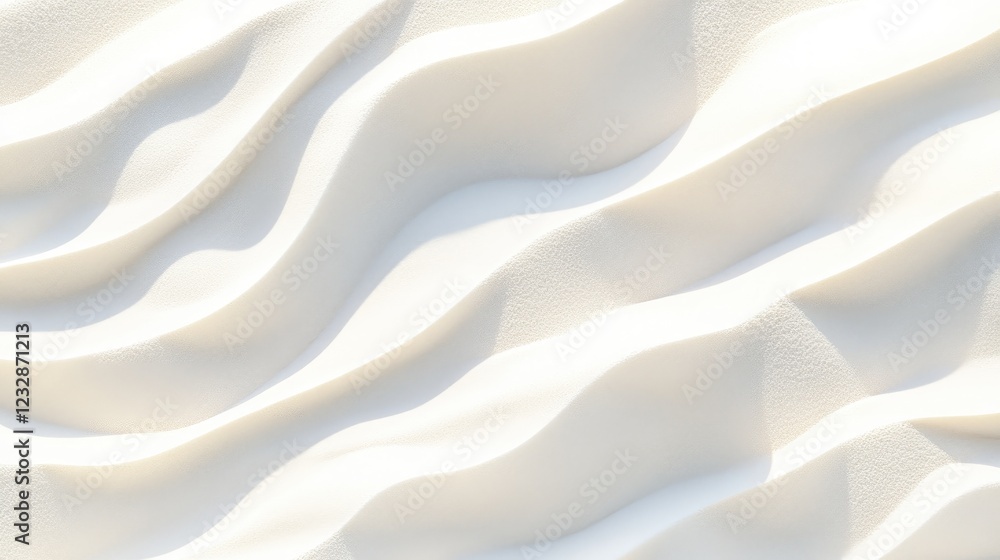 Aufkleber abstract white wavy surface texture design