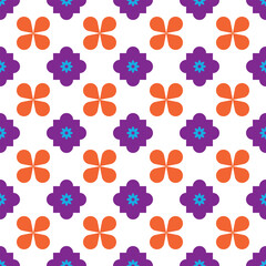 Seamless pattern with abstract lines