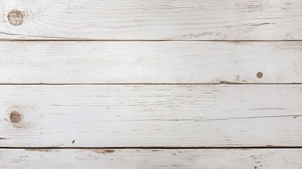 Obraz premium A white wooden surface serving as a simple background, viewed from above