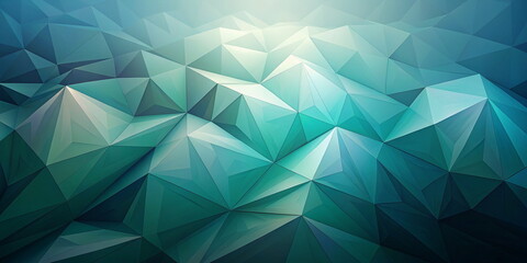 Obraz premium Abstract geometric pattern in turquoise shades