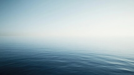 Obraz premium Serene Ocean Water Under a Calm Sky
