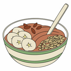  Protein Power Smoothie with Peanut Butter, Banana, and Oats