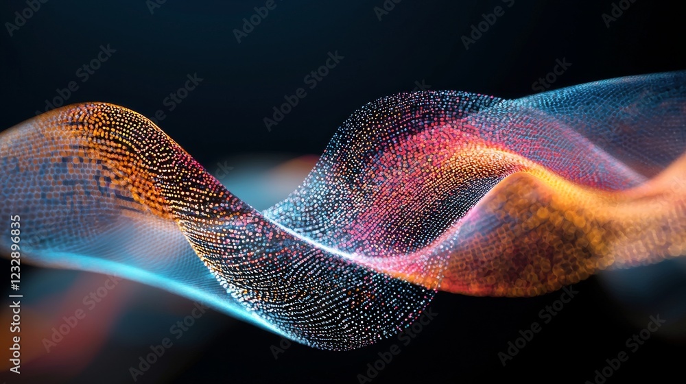 Poster the concept of big data. the digital neural network. an introduction to stocks. the future cyberspac
