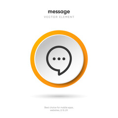 New message notification concept on realistic smartphone mockup. New email pop up. Incoming, open messaging. Chatting, mail, post, letter symbol, sign, emblem with new notification for UI UX website