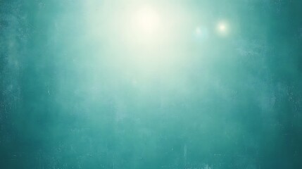 Teal Textured Background With Bright Light Source