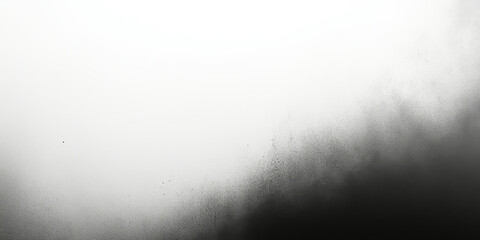 Foggy black and white gradient background with grainy texture and low resolution effect