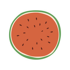 watermelon. sweet and ripe watermelon. a fresh cocktail. slices of juicy fruit. freshly squeezed juice. vector. fruit. vitamins.
