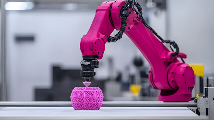  Robotic system inspecting 3D-printed object for quality