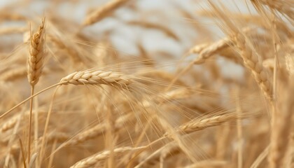 Fototapeta premium Macro shot of wheat field textures