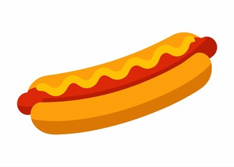 hot dog vector illustration