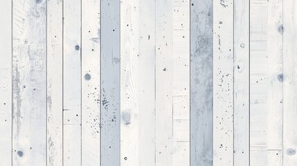 Whitewashed Wooden Plank Background with Rustic Texture and Design