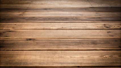 Fototapeta premium Overhead view of old dark brown wooden table 