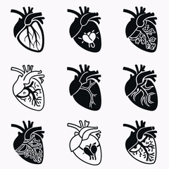 Fototapeta premium Heart Love Vector Illustration - Romantic & Elegant Design for Valentine’s Day