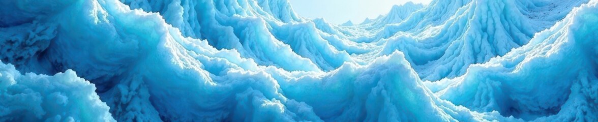Fototapeta premium Abstract icy blue glacial texture, swirling patterns, abstract, pattern