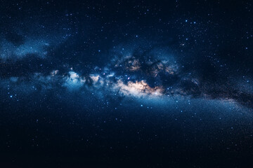 Fototapeta premium Beneath the Stars: Exploring the Beauty of the Night Sky