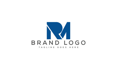 letter RM logo design vector template design for brand.