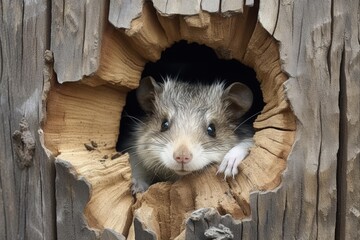 Critter Damage to Home: Fixing Holes in Wooden Entranceway Caused by Animals